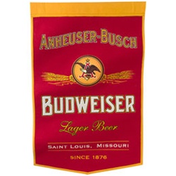 Anheuser-Busch Wool Banner