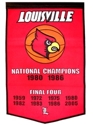 Louisville Cardinal Dynasty Basketball Banner