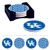 Absorbent Coaster Set w/Caddy, University of Kentucky