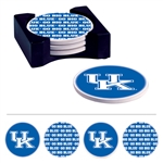 Absorbent Coaster Set w/Caddy, University of Kentucky