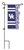 Kentucky Wildcats Applique Sculpted Flag