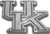 Kentucky Wildcats Solid Chrome UK Logo Auto Emblem