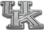 Kentucky Wildcats Solid Chrome UK Logo Auto Emblem