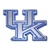 Kentucky Wildcats Solid Chrome UK (Blue) Logo Auto Emblem