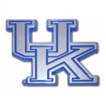 Kentucky Wildcats Solid Chrome UK Logo Auto Emblem