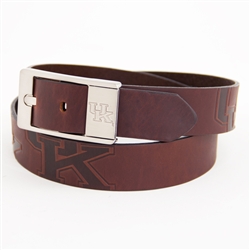 University of Kentucky Casual Brown Leather Belt