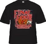 Louisville Cardinal Final Four Short Sleeve Red Shirt