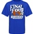 Kentucky Wildcats Final Four Short Sleeve Royal Shirt