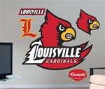 Louisville Cardinals Team Logo Fathead Wall Sticker