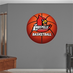 Louisville Cardinals Basketball Fathead Wall Sticker