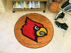 Louisville Cardinal Basketball Mat