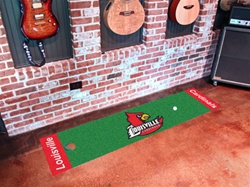 University of Louisville Cardinal Putting Green Mat