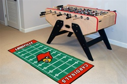 University of Louisville Cardinal Football Field Runner Carpet,FanMat