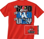 Louisville Cardinals Good Bad and Ugly Rivalry Tee