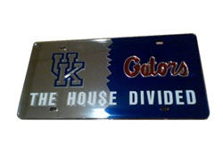 House Divided Kentucky and the Gators Plate