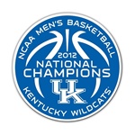 Kentucky Wildcats National Champions Vinyl 12" Magnet