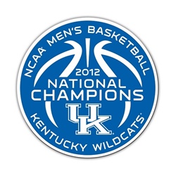 Kentucky Wildcats National Champions Vinyl 12" Magnet