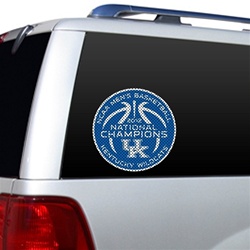 Kentucky Wildcats National Champions Window Film