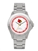 Louisville Cardinals Men’s Sport Bracelet Silver Dial Watch