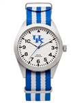 KENTUCKY WILDCATS MEN’S NATO STRIPED STRAP WATCH