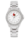 Louisville Cardinals Ladies Glitz Sport Bracelet Watch