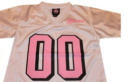 Louisville Cardinals Girls Youth Pink Football Jersey