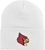 Louisville Cardinals Adidas White Knit Cap