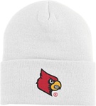 Louisville Cardinals Adidas White Knit Cap