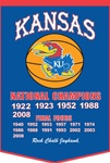 Kansas Jayhawks Dynasty Banner