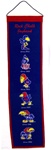 Kansas Jayhawks Heritage Banner - Logo Evolution