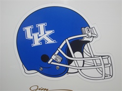 Kentucky Wildcats Large Football Helmet Magnet