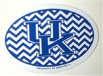 Kentucky Wildcat Euro Chevron UK Interlocked Medium Magnet