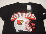 Adidas Louisville Cardinal Big Helmet Tee-Black