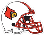 Louisville Cardinal 12" Football Helmet Magnet