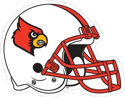 Louisville Cardinal 12" Football Helmet Magnet