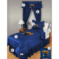 Kentucky Wildcats Queen Size Locker Room Bedroom Set