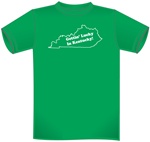 Gettin Lucky in Kentucky Green Tee