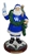 Kentucky Wildcats 2012 #1 Foam Finger Santa Figurine