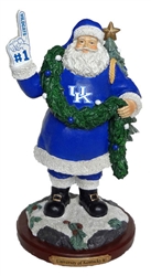 Kentucky Wildcats 2012 #1 Foam Finger Santa Figurine