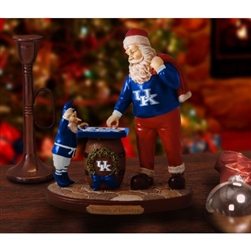 Kentucky Wildcats 2014 Santa Figurine