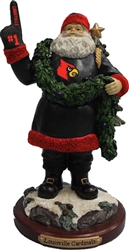 Louisville Cardinals 2012 #1 Foam Finger Santa Figurine