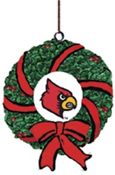 Louisville Cardinals Mascot Wreath Ornament