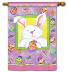 Happy Easter Bunny Standard Flag