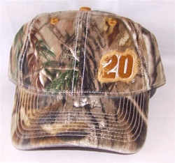 Tony Stewart #20 Real Tree Camo Adjustable Hat