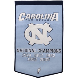 North Carolina Tarheels Dynasty Banner