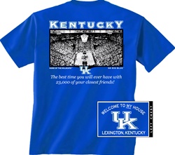 Kentucky Wildcats New World Graphics "The best time you can have with your 23,000 closest friends" Short Sleeve Tee