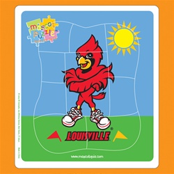 Louisville Cardinals Learning Puzzle