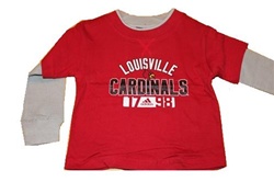 Louisville Cardinal adidias Thermal Long Sleeve Layered Tee