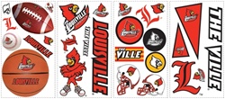 Louisville Cardinals Peel and Stick Wall Decor