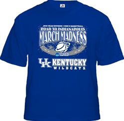 Kentucky Wildcats Road to Final Four Tee